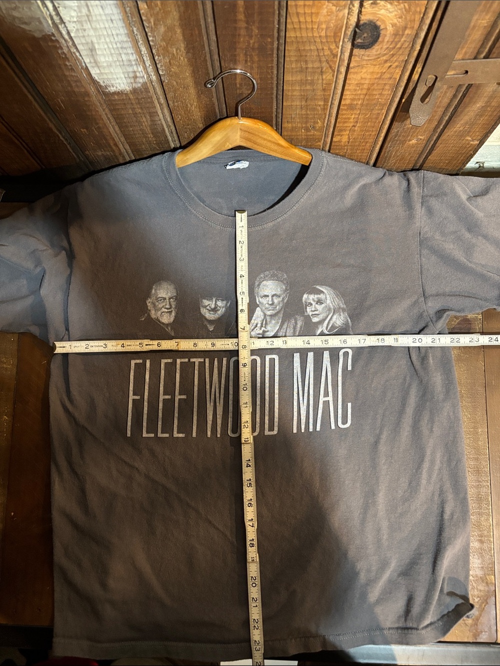 Fleetwood Mac 2013 Tour Men's Graphic Tee - Charcoal Gray - Picture 6 of 6